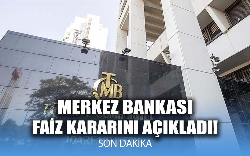 Merkez Bankası FAİZ KARARI açıklandı!